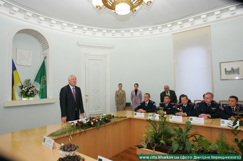 Прийом до Дня міліції