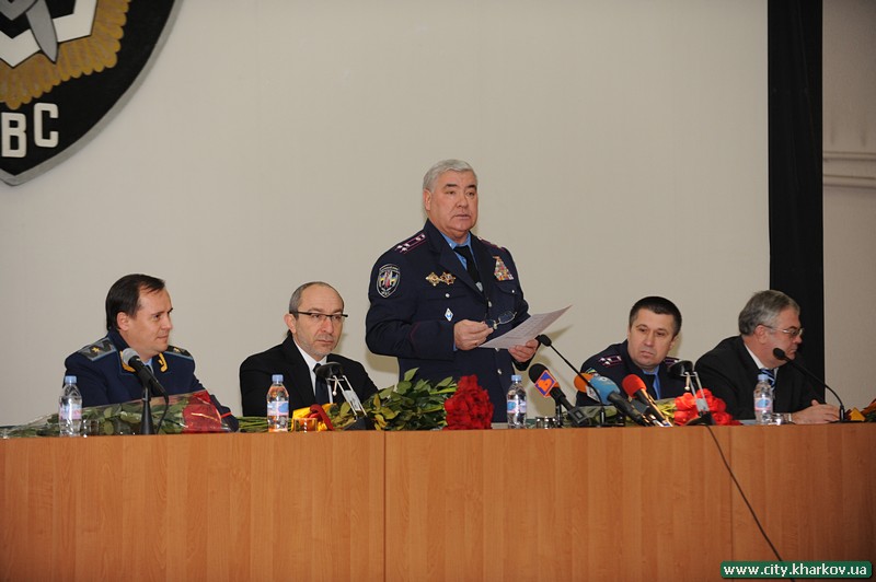 Новий начальник міського управління міліції представлений особовому складу