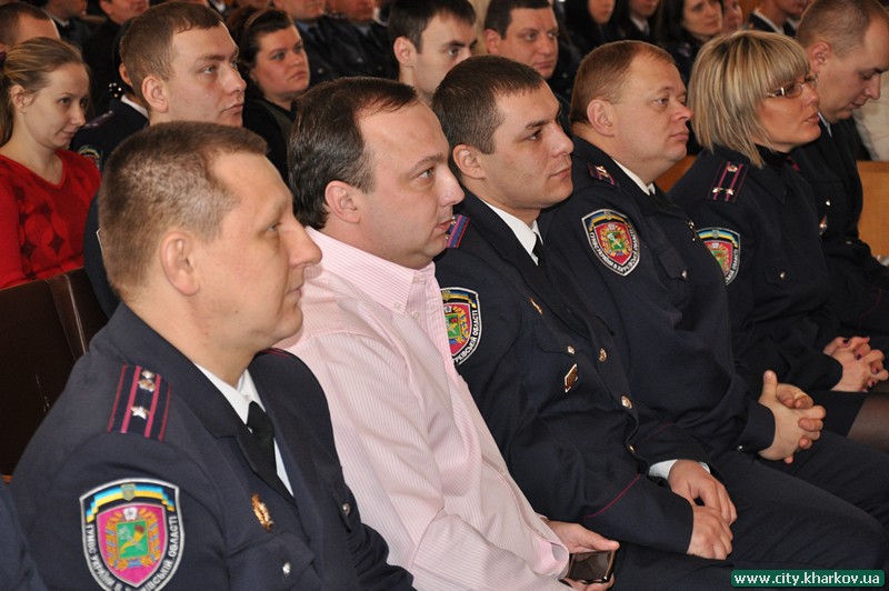 Кращих співробітників і ветеранів міліції вшановували в Жовтневому районі