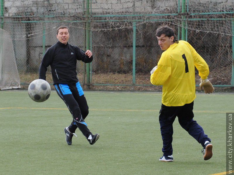 Відбулося чергове тренування команди Харківської міськради з футболу