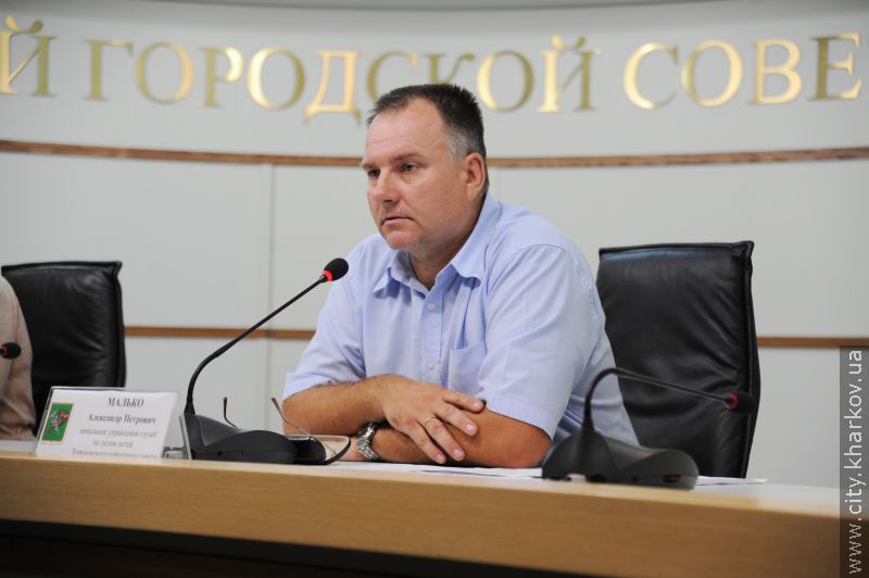 Прес-конференція начальника управління служб у справах дітей Олександра Малько