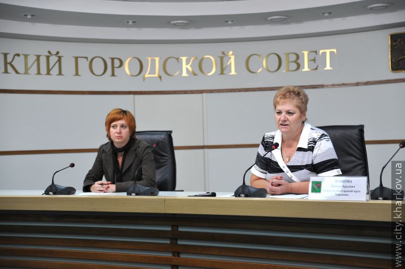 Прес-конференція головного санітарного лікаря Харкова Ірини Зубкової