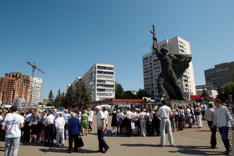 Біля пам'ятника Воїну-визволителю пройшло свято до Дня Перемоги