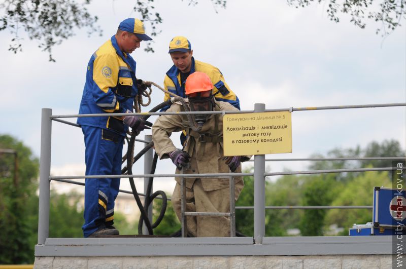 «Харківміськгаз» та управління МНС провели навчання - 4