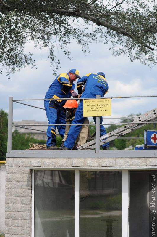 «Харківміськгаз» та управління МНС провели навчання - 5