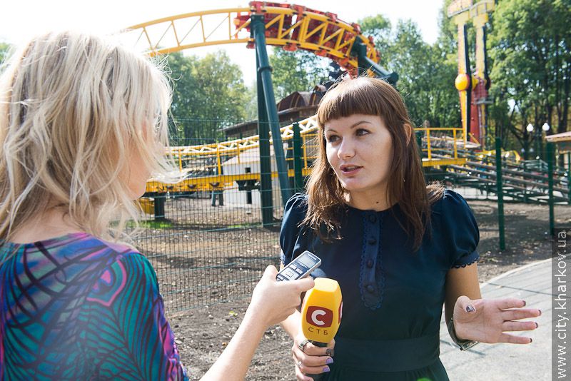 Харківські журналісти проїхалися на атракціонах у парку Горького - 4
