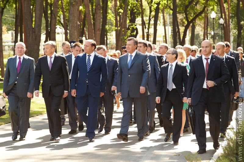 Віктор Янукович ознайомився з оновленим парком імені Горького - 3