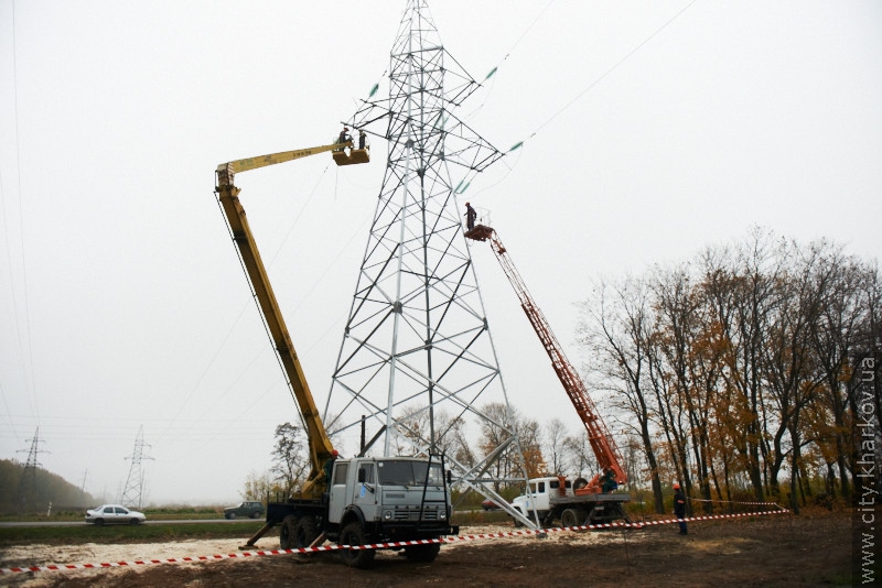 Для стабільної подачі електроенергії на Салтівку побудовано додаткову ЛЕП - 1