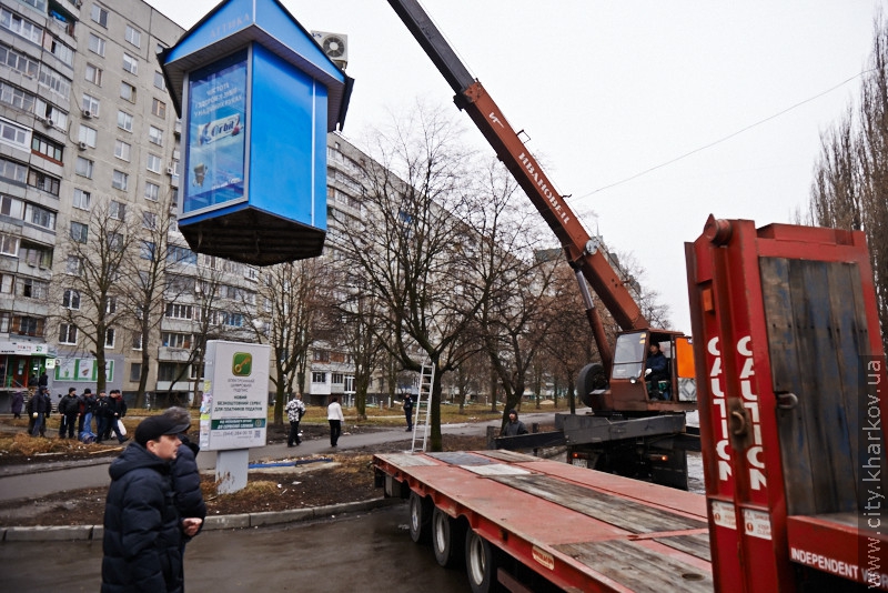 На ринку «Європа» демонтують незаконно встановлені МАФи
