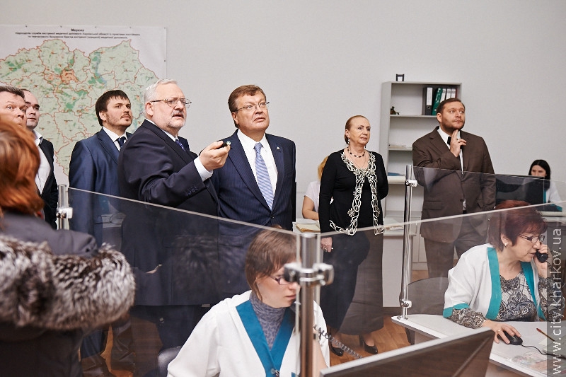 Костянтин Грищенко відзначив ефективність роботи диспетчерської харківської швидкої допомоги