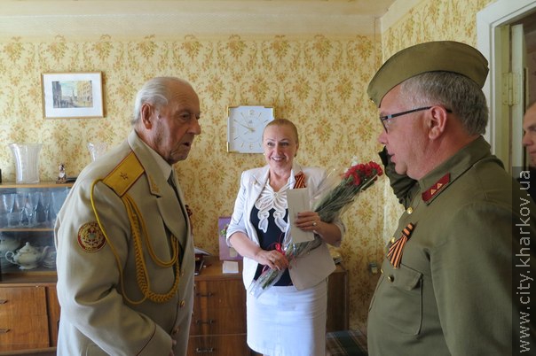 Героя Радянського Союзу Федора Пуртова привітали з Днем Перемоги