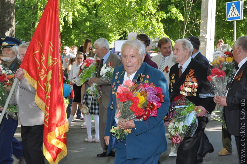У П'ятихатках пройшов марш-парад ветеранів