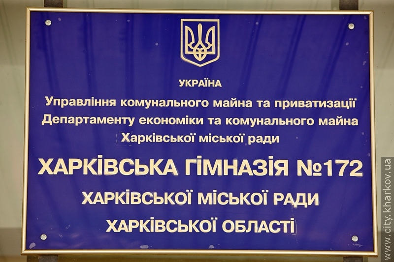 Показовий урок фізкультури у харківській гімназії №172