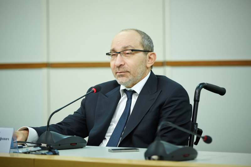 Прес-конференція Харківського міського голови Геннадія Кернеса