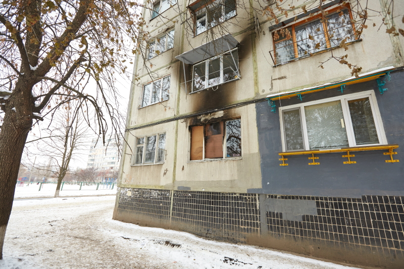 Місто відновило електропостачання в постраждалому від пожежі гуртожитку
