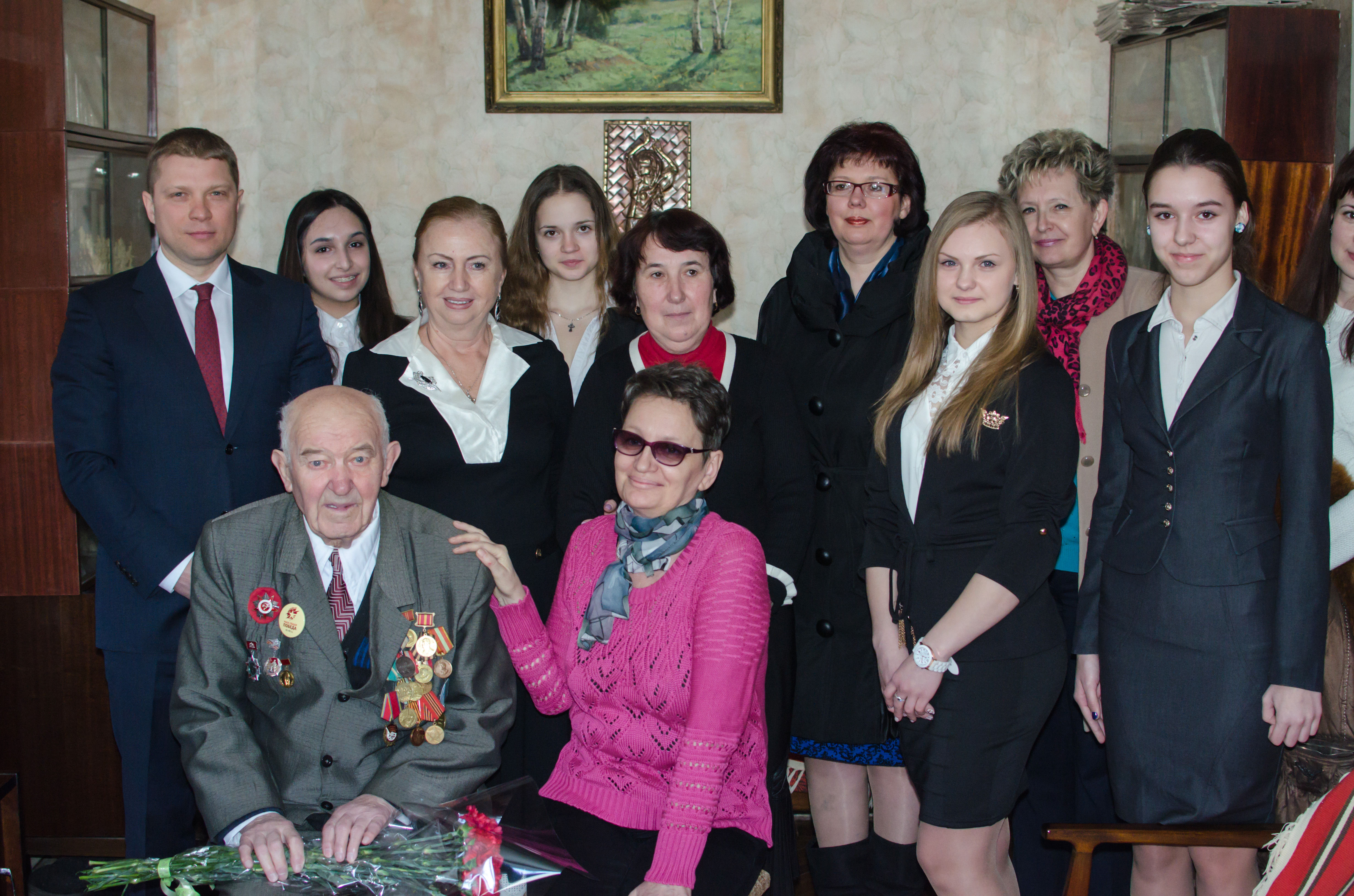 Харків'янин - учасник війни - відзначає 90-річний ювілей