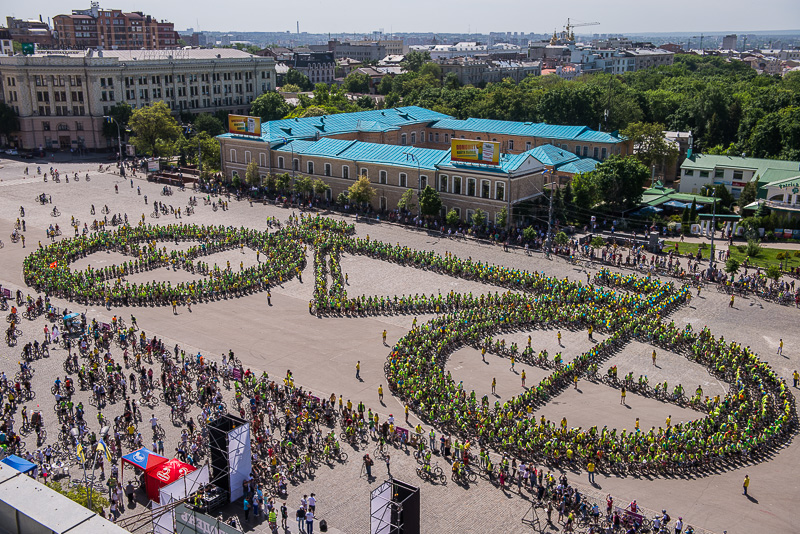 Харківські велосипедисти встановили новий рекорд України