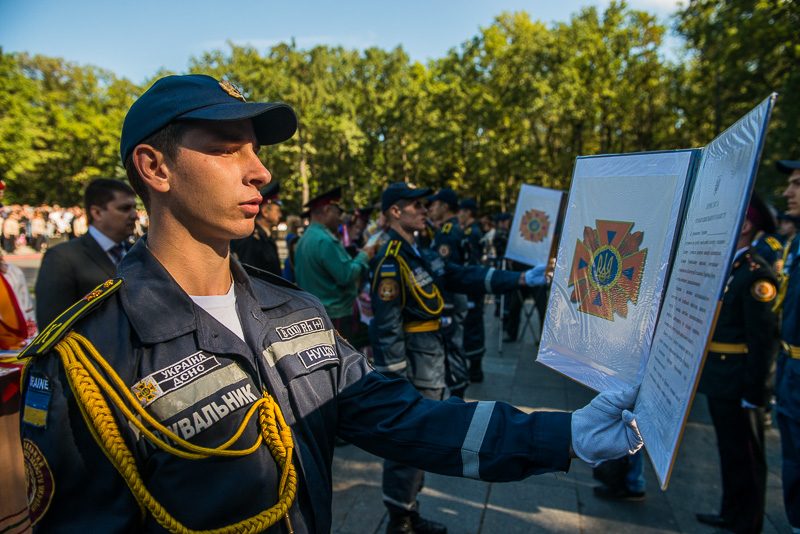 Майбутні рятувальники склали присягу на вірність Україні