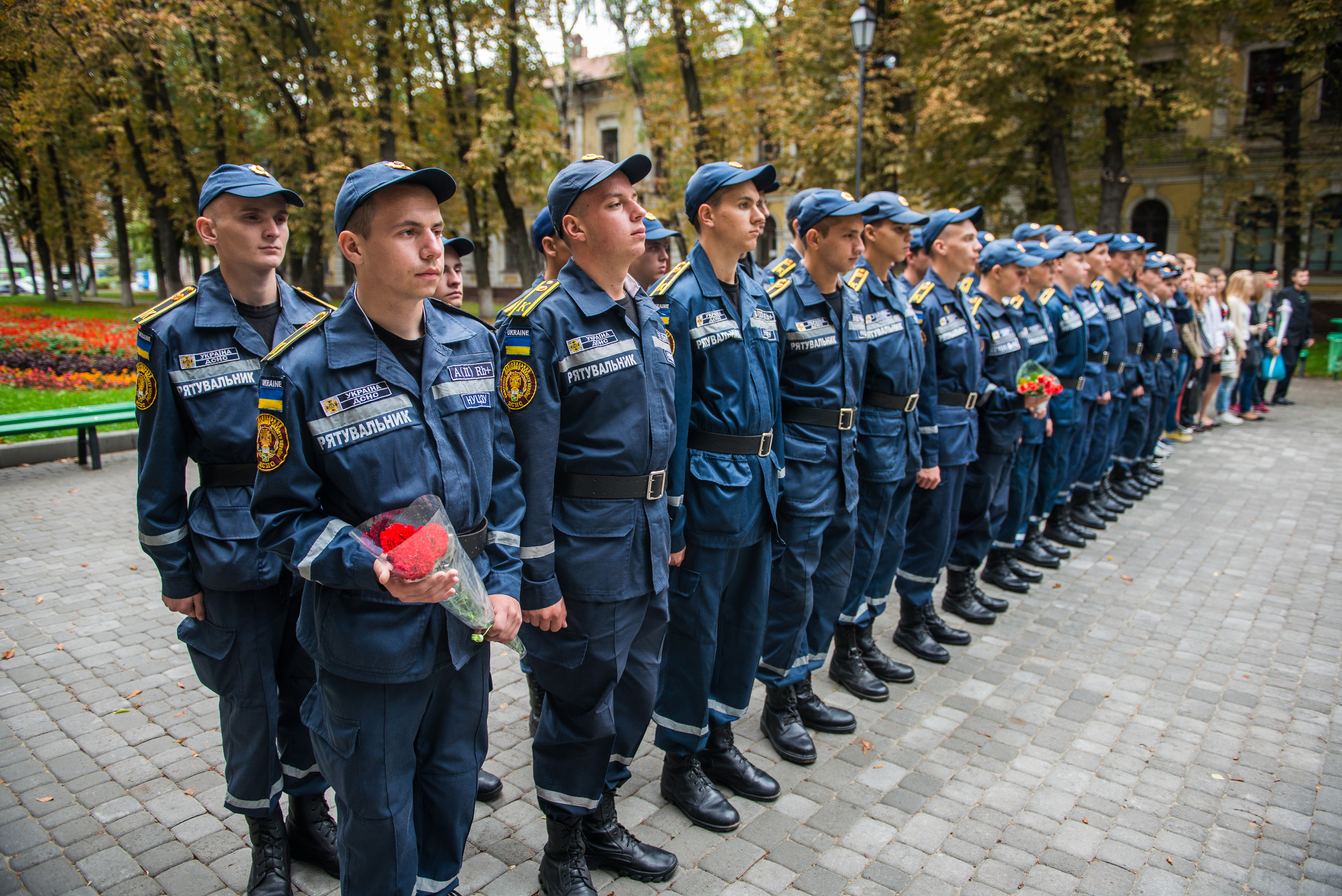 У сквері Пожежного пройшов урок мужності