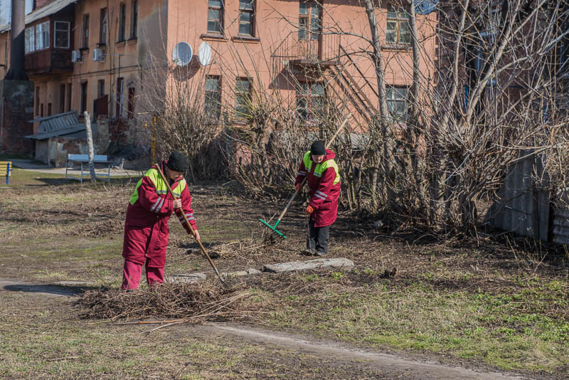 У місті проходить весняне прибирання