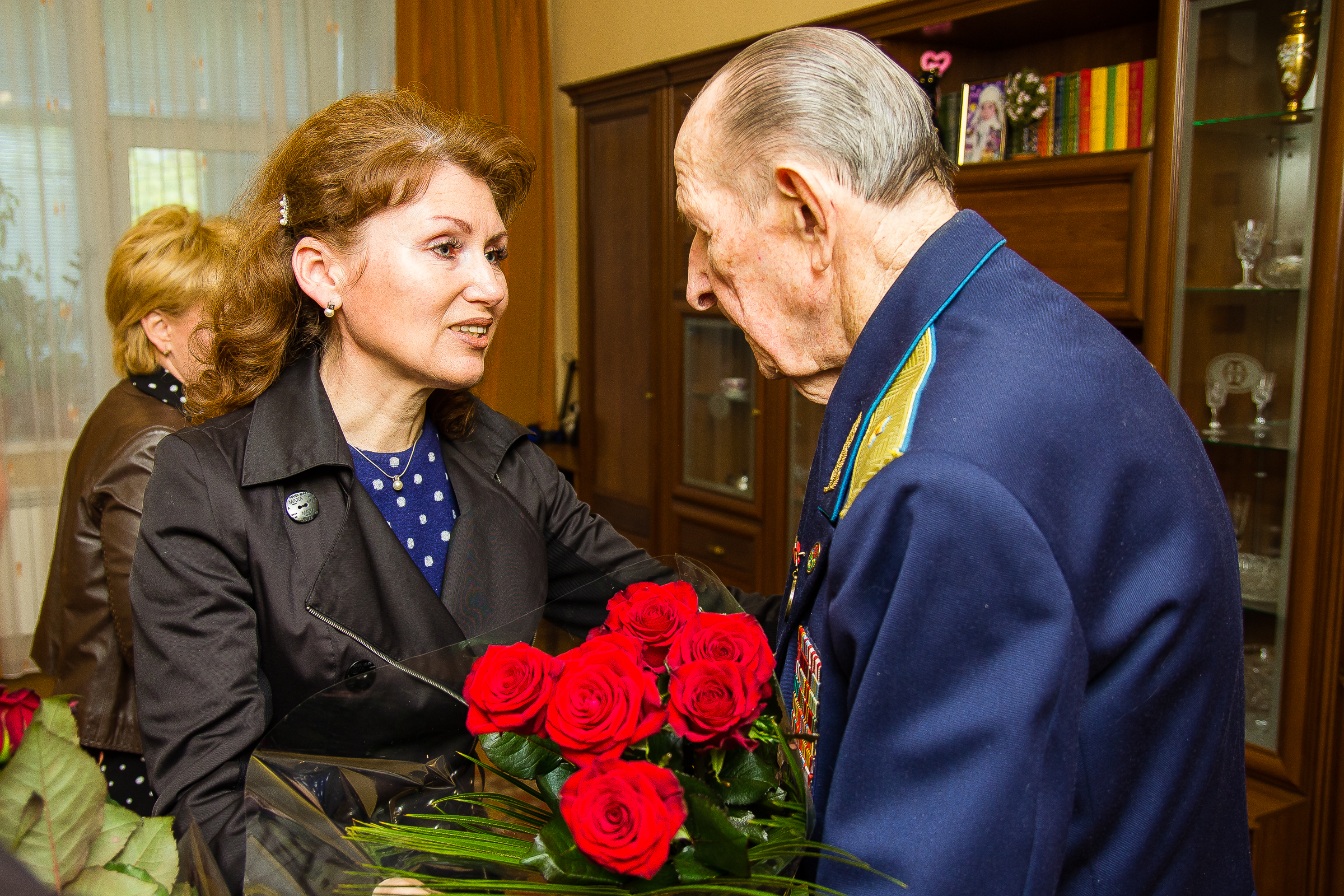 Героя Радянського Союзу Михайла Карпєєва привітали з Днем Перемоги