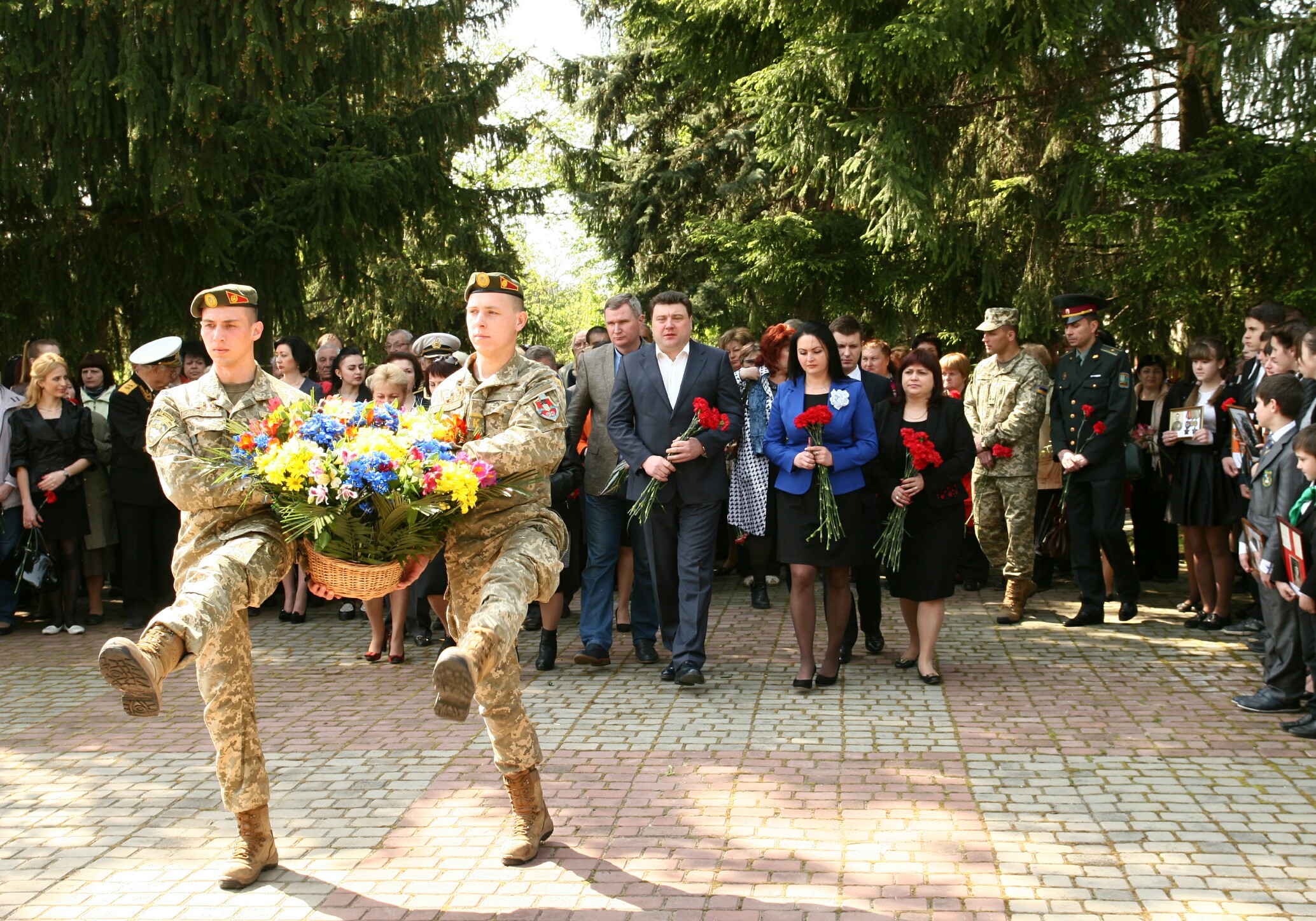 У Холодногірському районі вшанували пам'ять загиблих у Другій світовій війні
