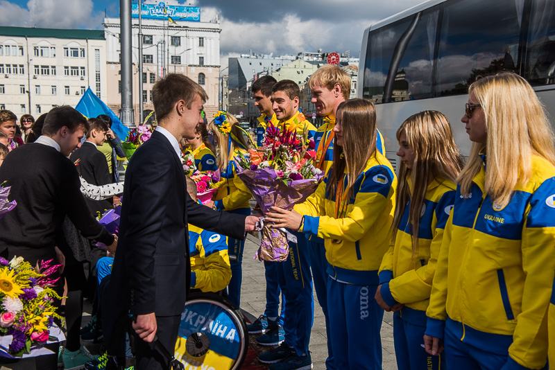 Харків'яни зустріли паралімпійців - 4