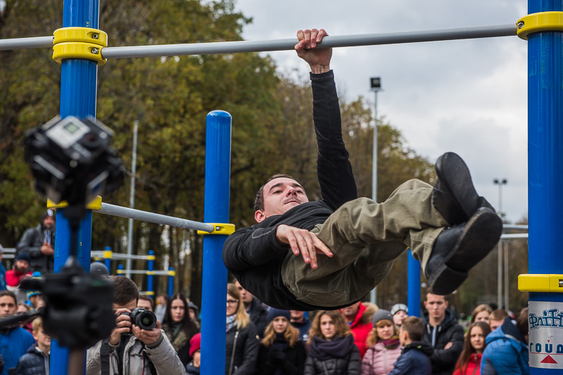 У парку Горького пройшов чемпіонат Харкова з воркауту