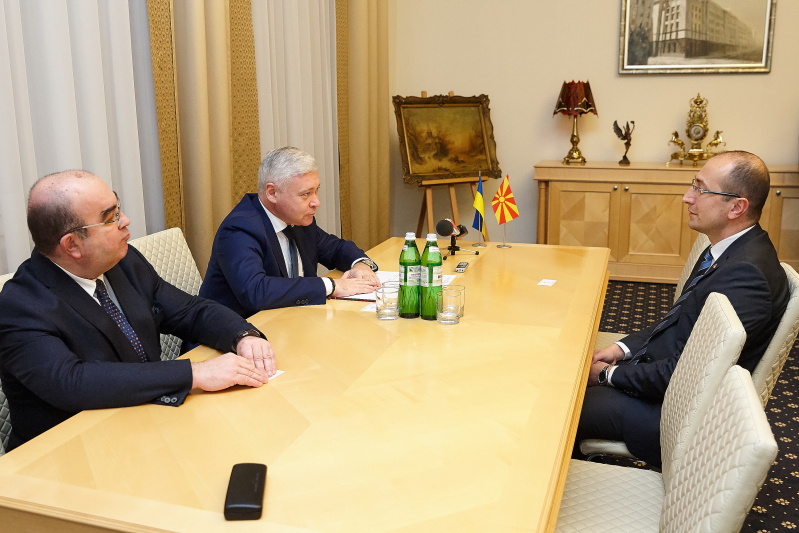 Зустріч Ігоря Терехова з Надзвичайним і Повноважним Послом Республіки Македонія в Україні Столе Змейкоскі