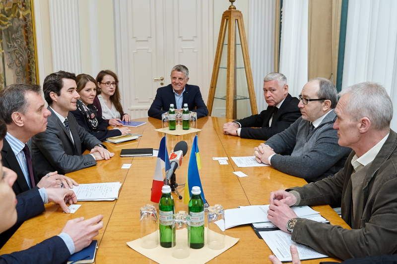 Геннадій Кернес зустрівся з французькою делегацією