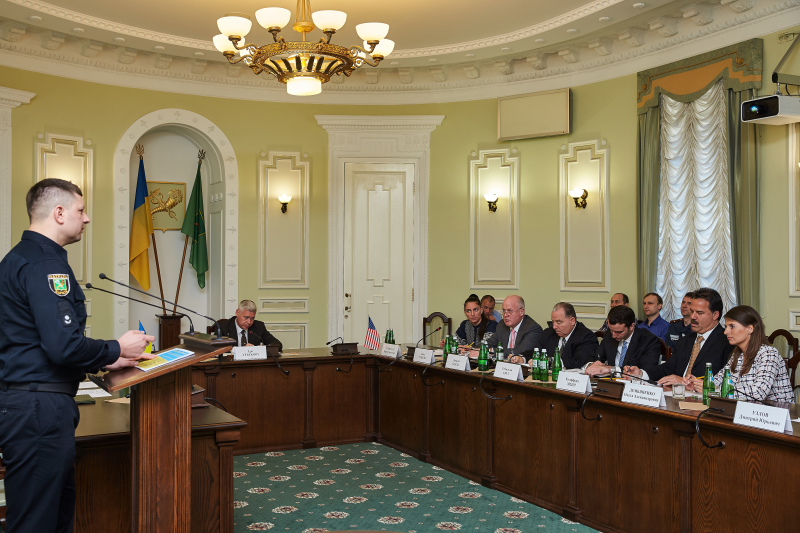 Американська делегація зустрілася з харківськими правоохоронцями