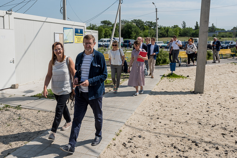Відвідування учасниками Генеральної Асамблеї модульного містечка для переселенців