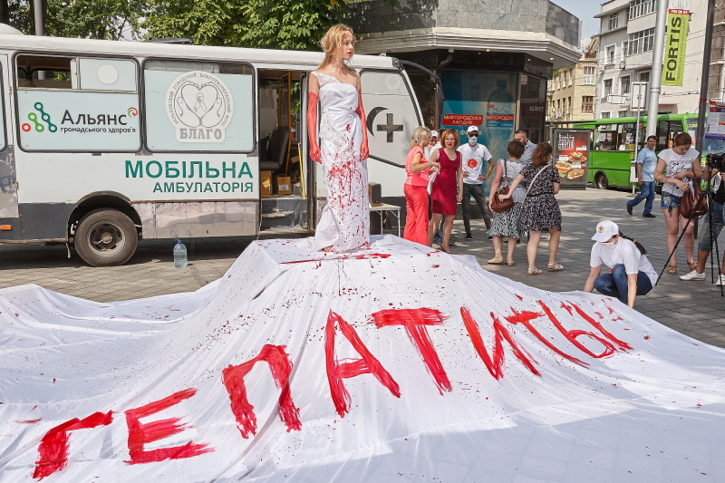 У Харкові пройшла акція, присвячена боротьбі з вірусними гепатитами