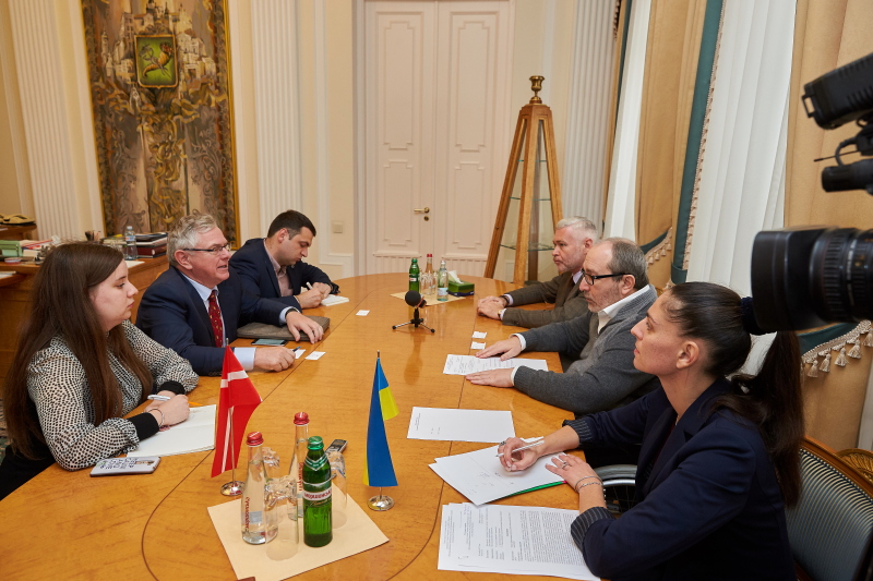 Зустріч Харківського міського голови Геннадія Кернеса з послом Данії в Україні Рубеном Медсеном