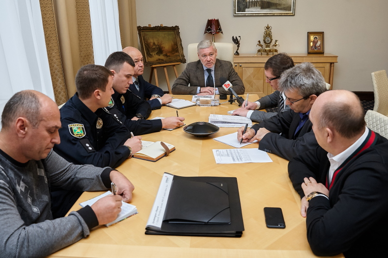 Робоча нарада, присвячена питанням безпеки на дорогах міста