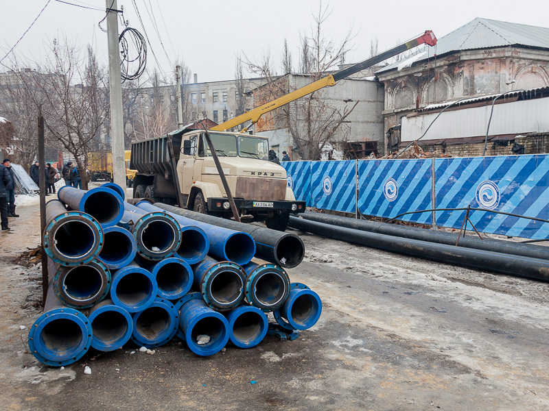 На «Харківводоканалі» створено штаб з ліквідації аварії на вулиці Греківській