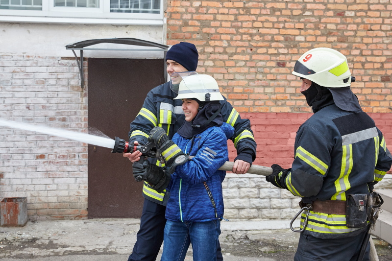Для школярів провели урок протипожежної безпеки