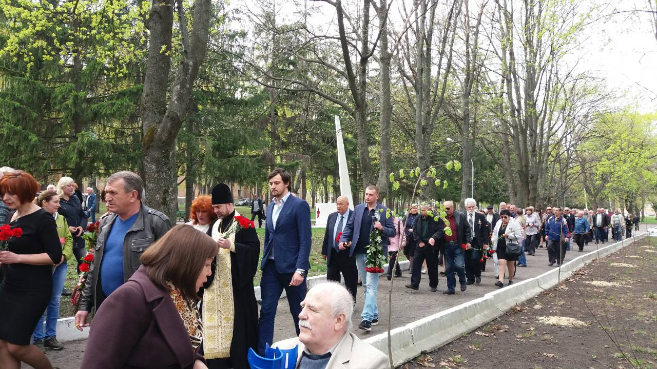 У Слобідському районі пройшли заходи, присвячені річниці аварії на ЧАЕС