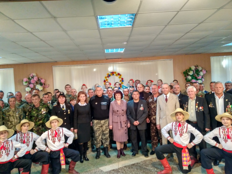 В Індустріальному районі відзначили День захисника України 