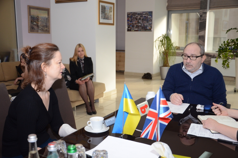 Зустріч Геннадія Кернеса з віце-послом Великої Британії Хелен Фейзи