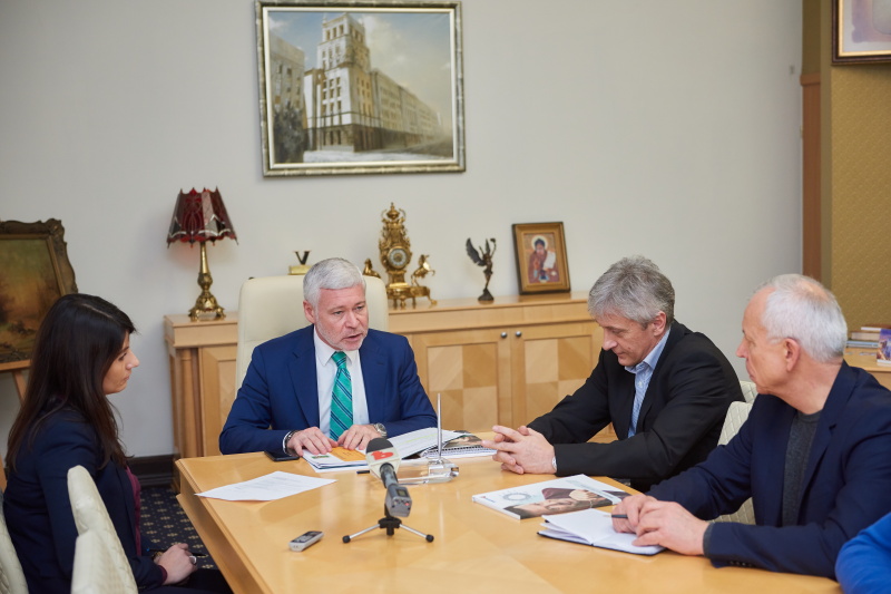 Зустріч Ігоря Терехова з представниками консорціуму «Інтелектуальні системи»