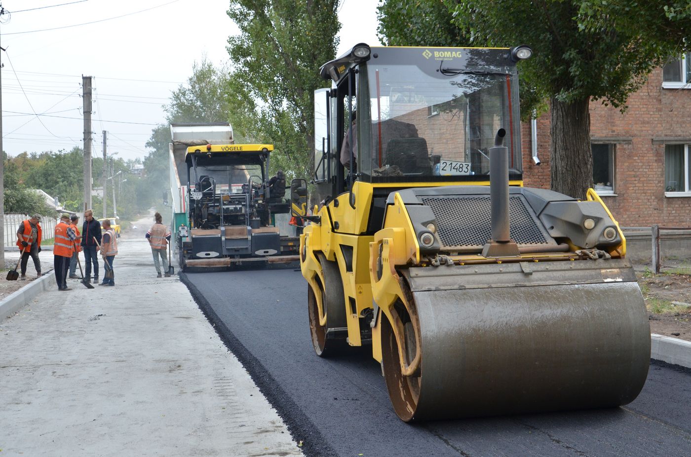 На Основі відновлюють вулицю Машиністів
