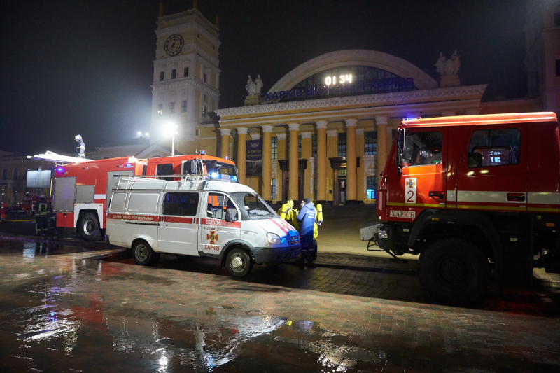 На станції метро «Південний вокзал» відбулися навчання (+ фото)