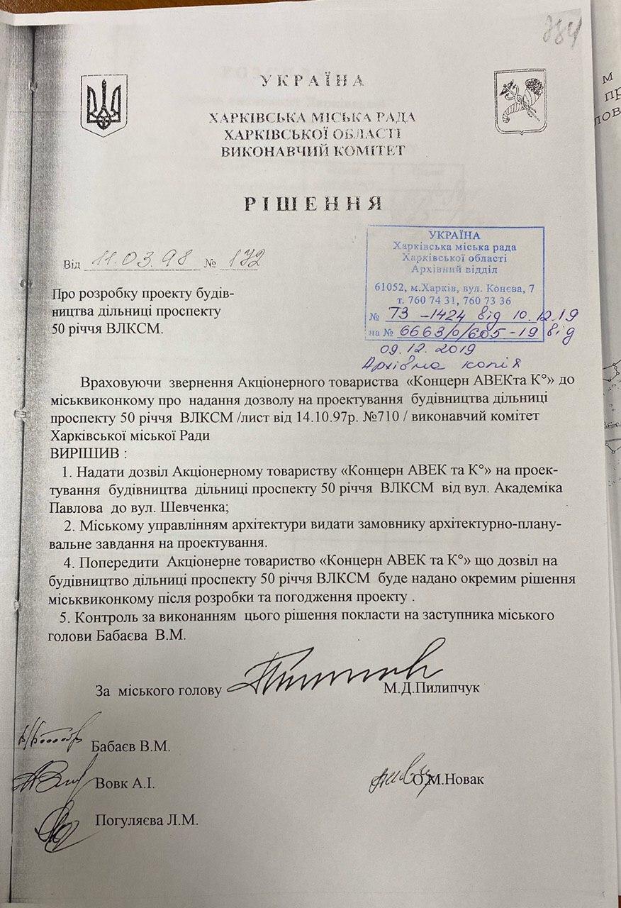 Заява Харківської міської ради