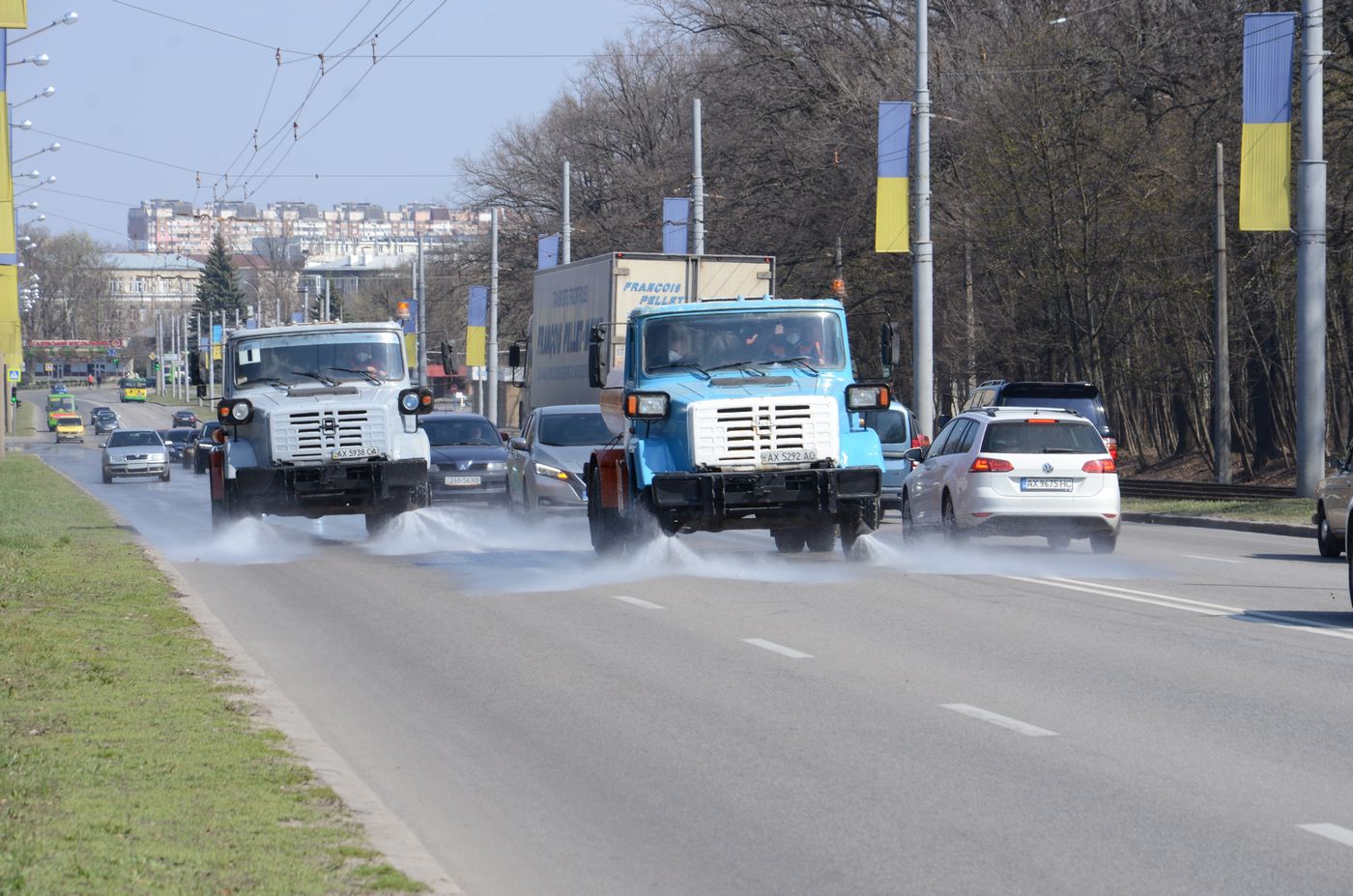 У Харкові проводять дезінфекцію вулиць
