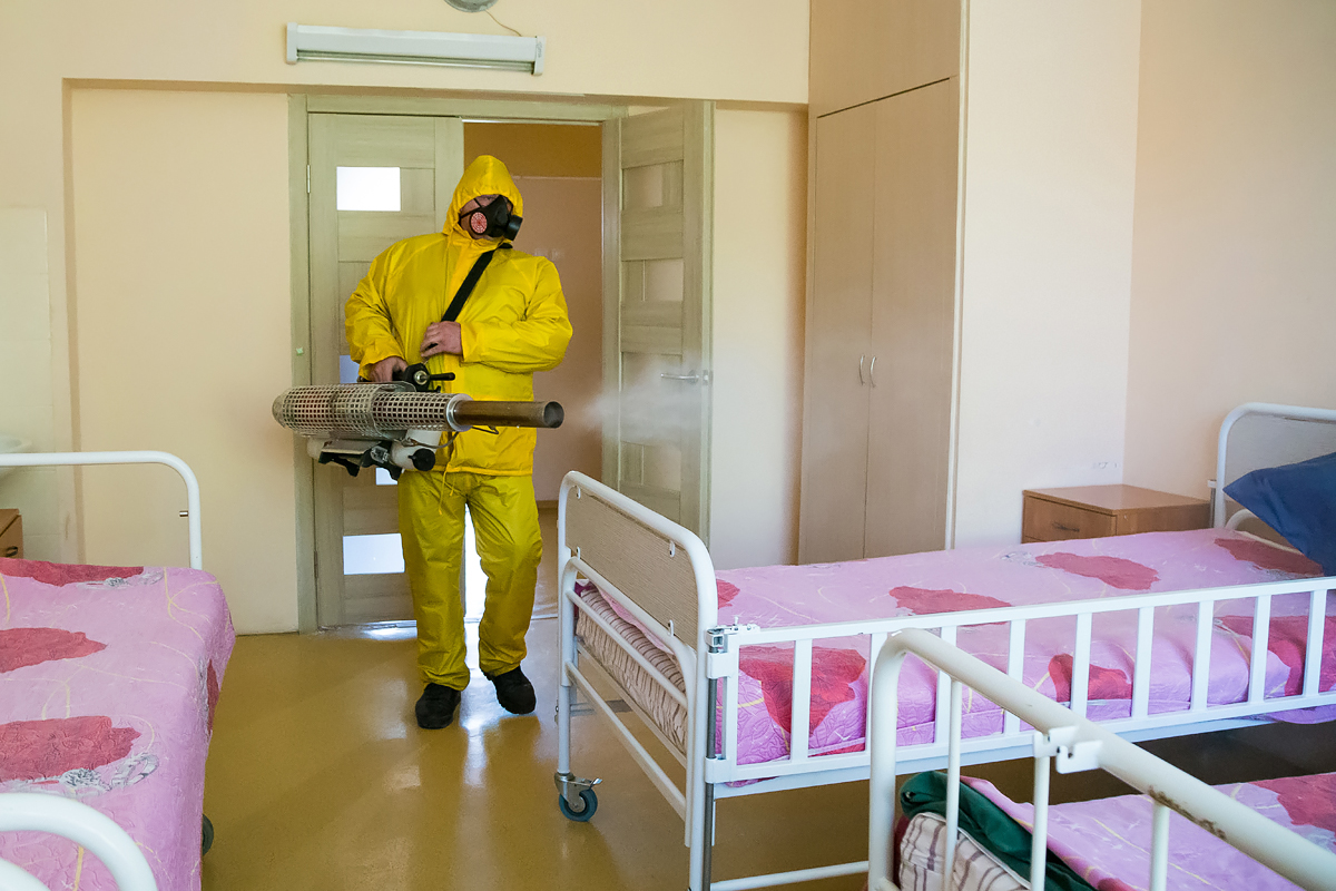 У міській дитячій лікарні №16 провели дезінфекцію