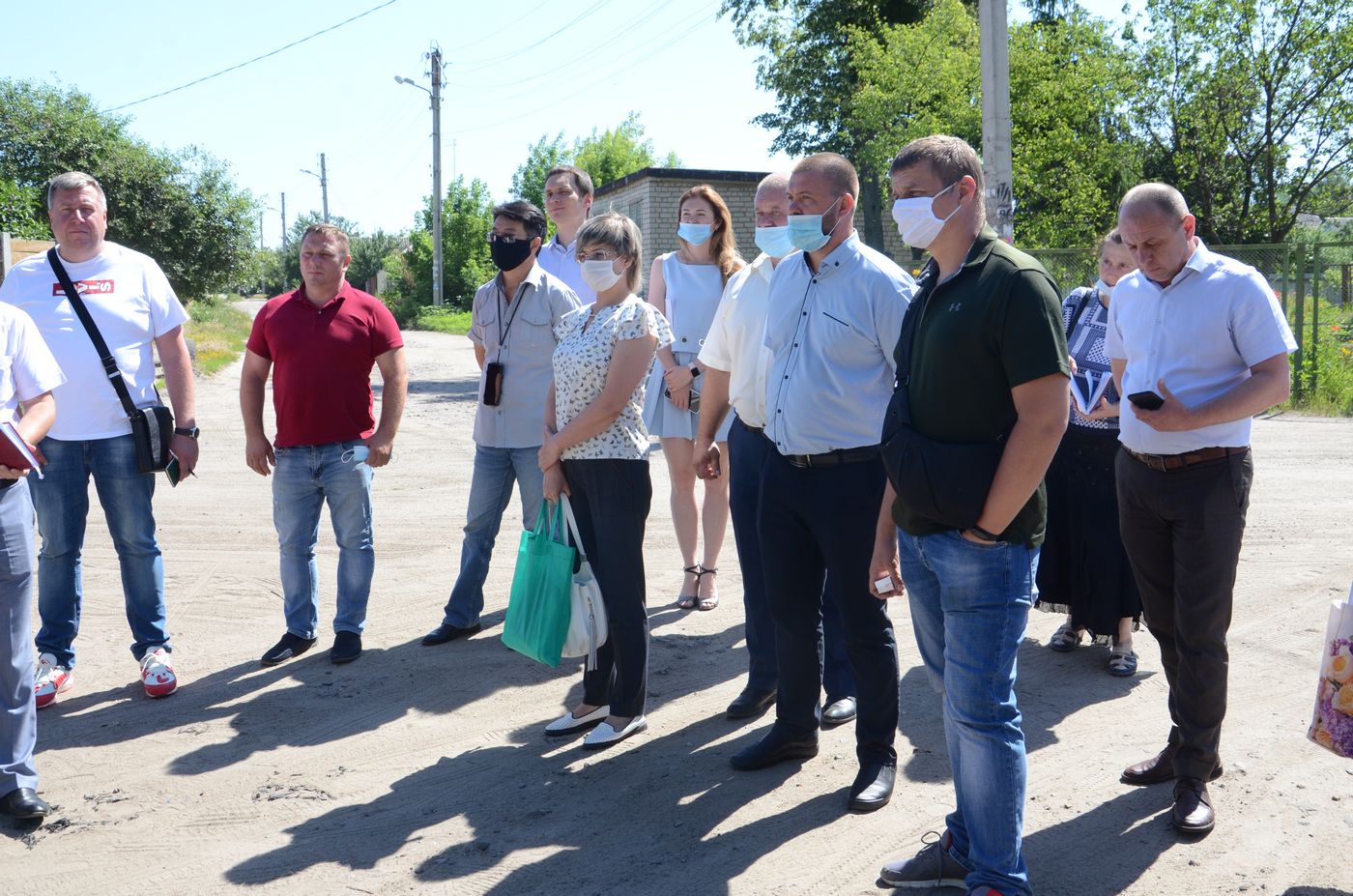 Виїзна нарада з будівництва дороги в сел. Жихор