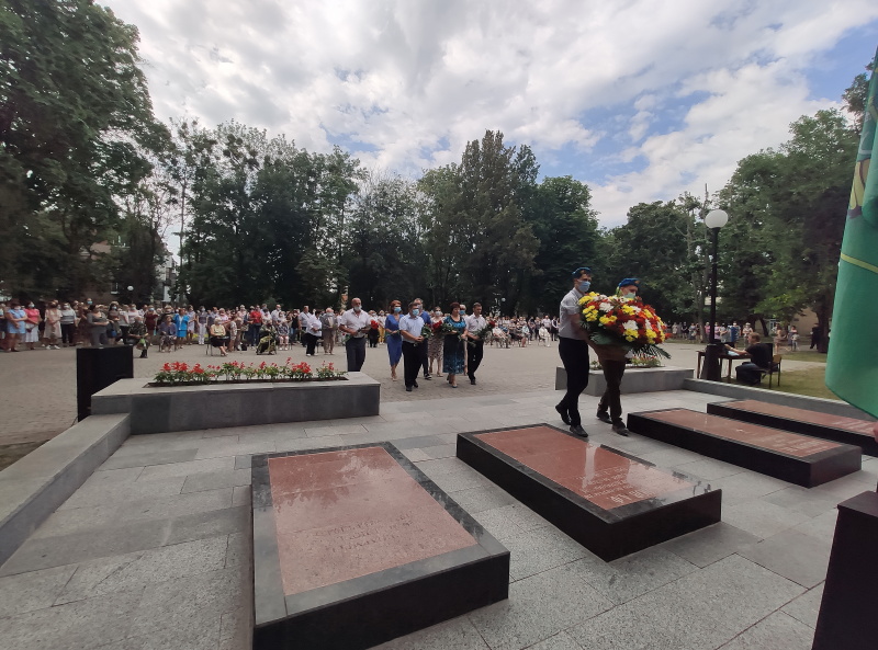 В Індустріальному районі пройшла панахида за загиблими визволителям Харкова