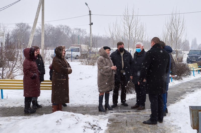 Зустріч Ігоря Терехова з мешканцями модульного містечка для переселенців