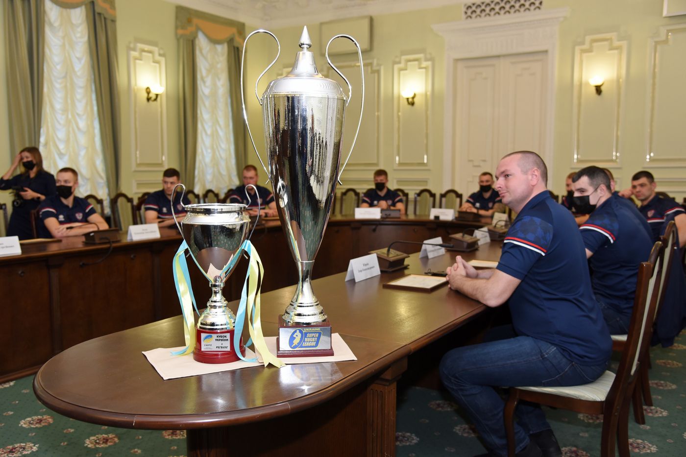 Харківським чемпіонам з регбі вручили грамоти міської ради 
